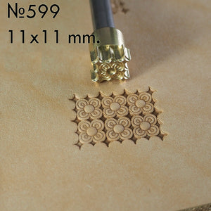 Premium Brass and Stainless Steel Leather Stamp Tool #599BB