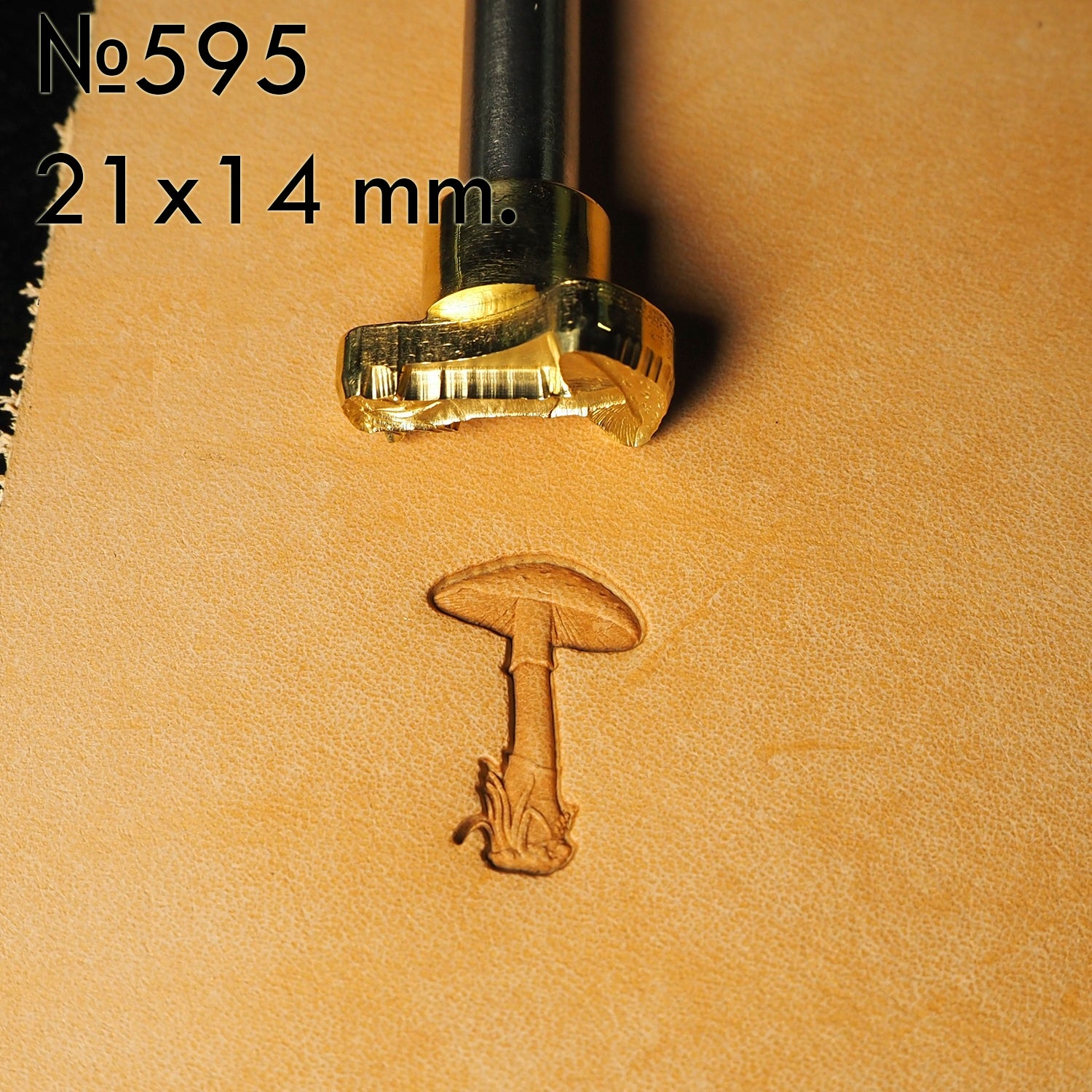 Precision Leather Stamp for Personalized Designs & Logos #595