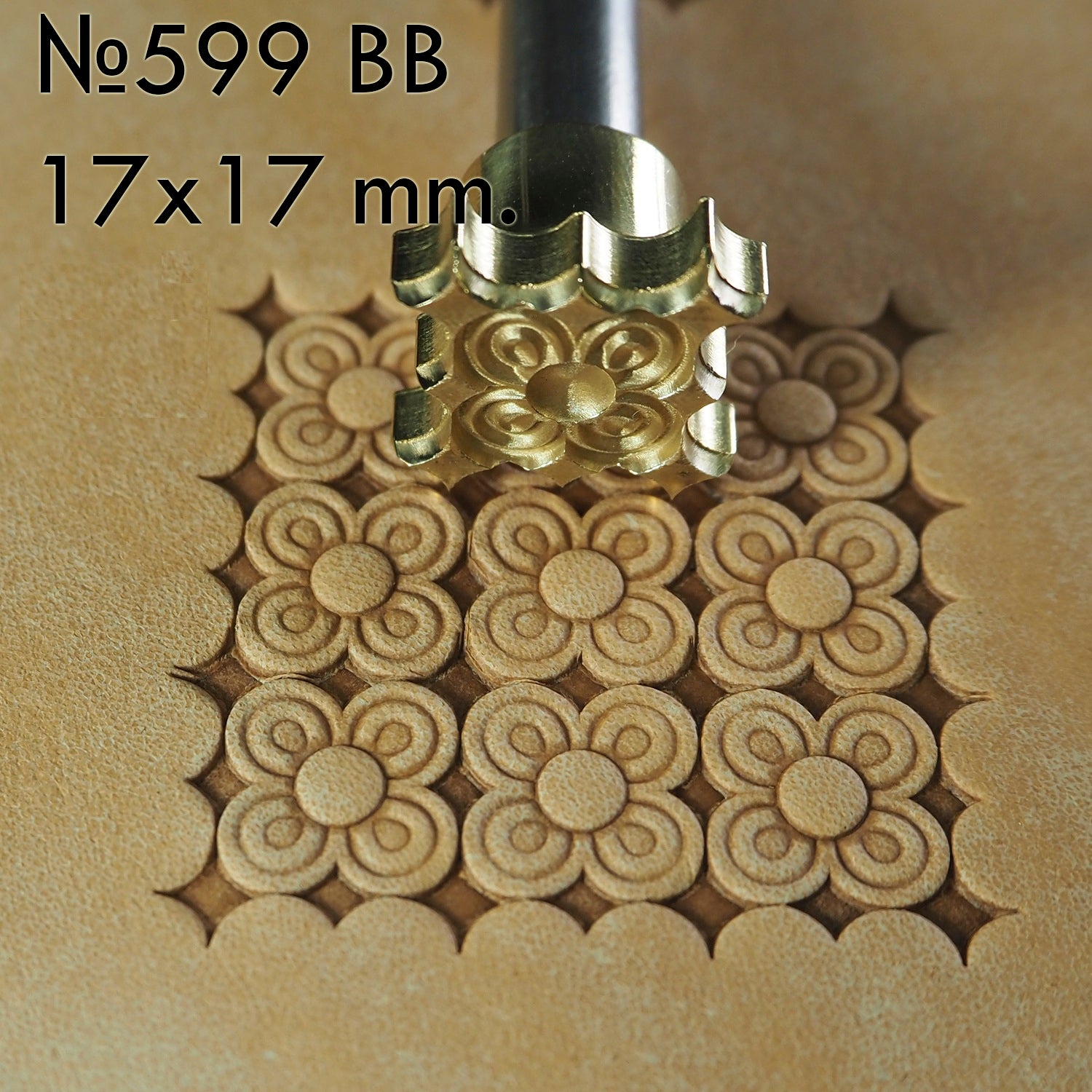 Premium Brass and Stainless Steel Leather Stamp Tool #599BB
