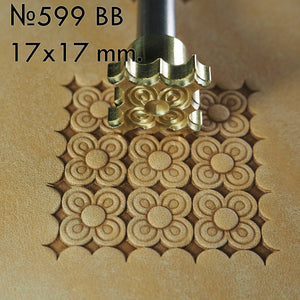 Premium Brass and Stainless Steel Leather Stamp Tool #599BB