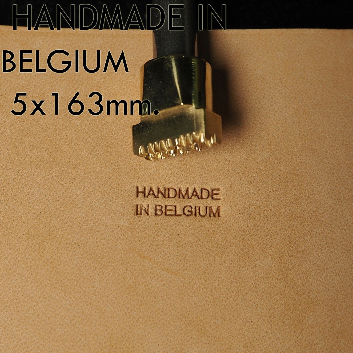 #Handmade In Belgium - Leather Crafting Stamp Tool