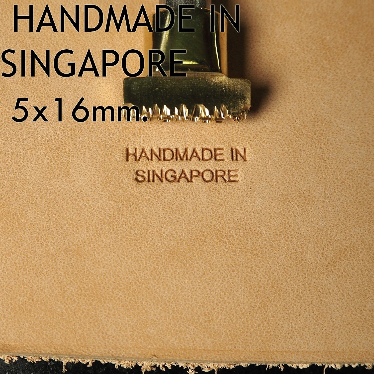 #Handmade In Singapore - Leather Crafting Stamp Tool