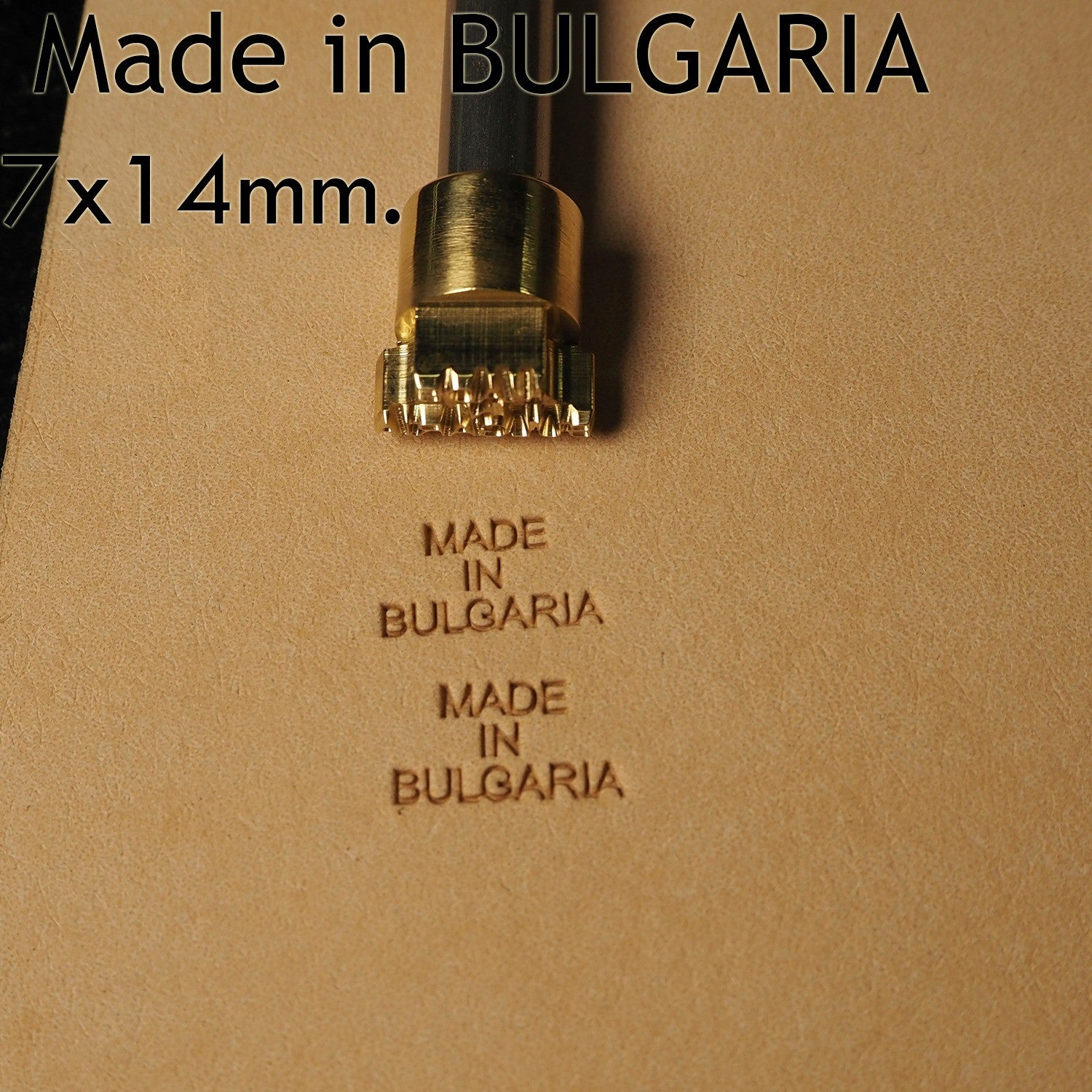 #Made In Bulgaria - Leather Crafting Stamp Tool