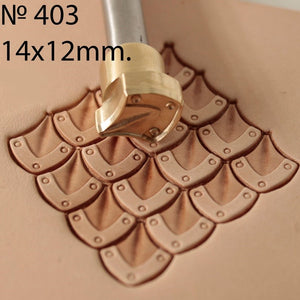 Leather Craft Stamp Tools - Armor Scale #403
