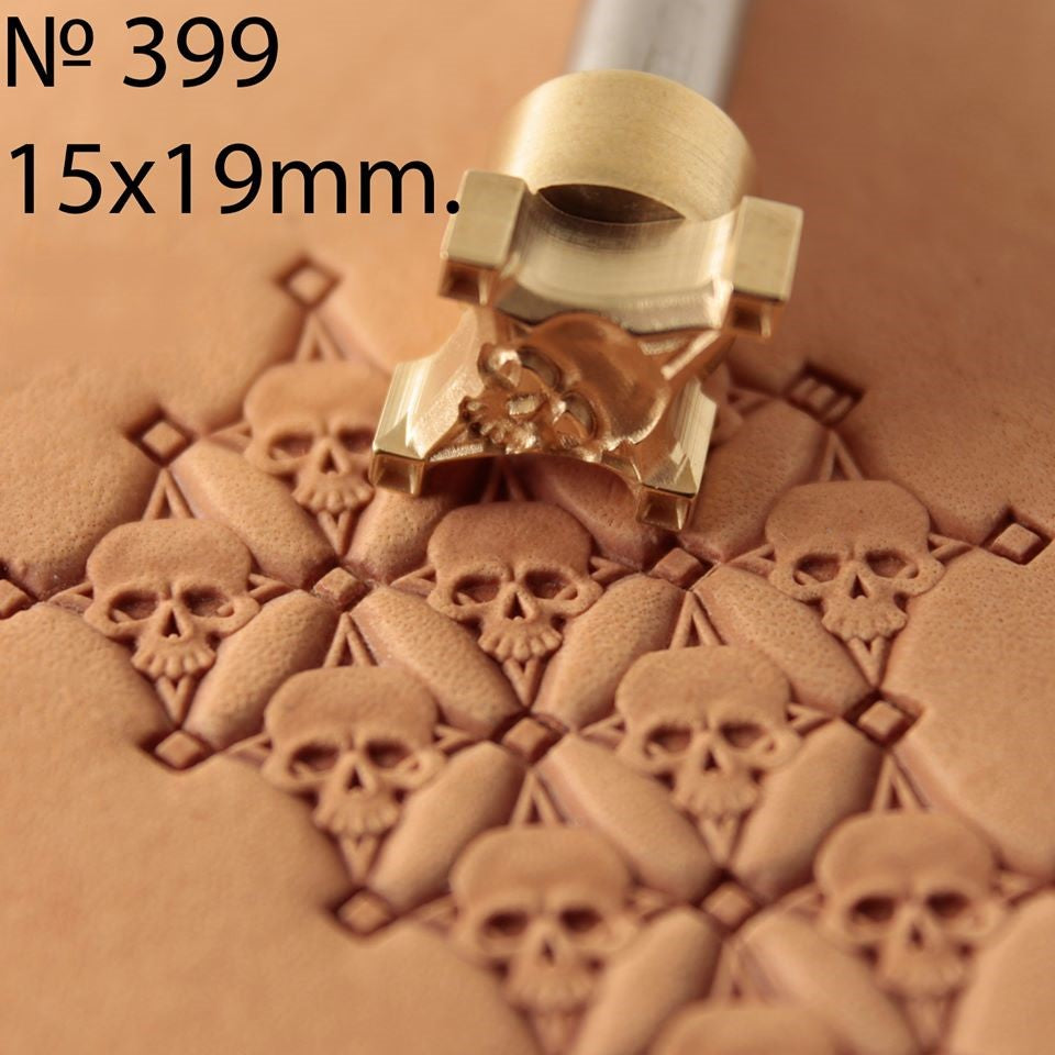 Leather Craft Stamp Tools - Skull #399