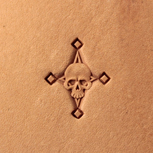 Leather Craft Stamp Tools - Skull #399