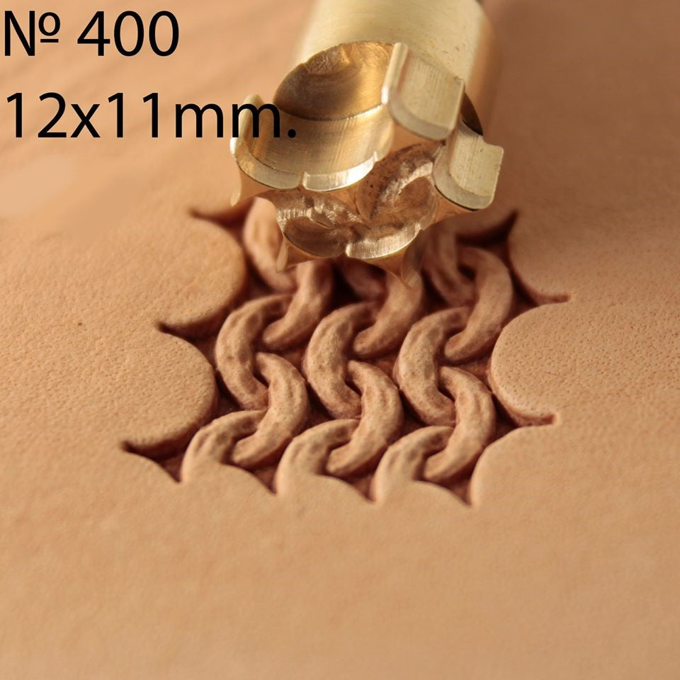 Leather Craft Stamp Tools - Beaten Hauberk #400