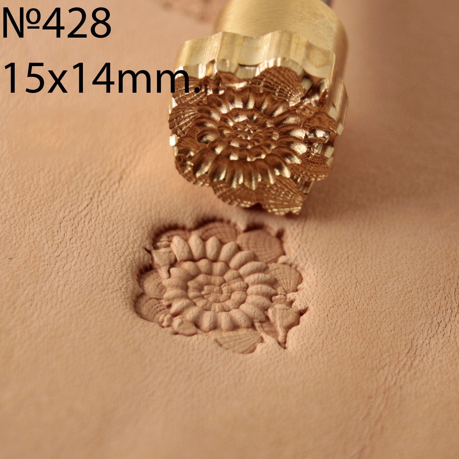 Leather Crafting Stamp Tool - Shell #428