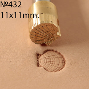 Leather Crafting Stamp Tool - Shell #432