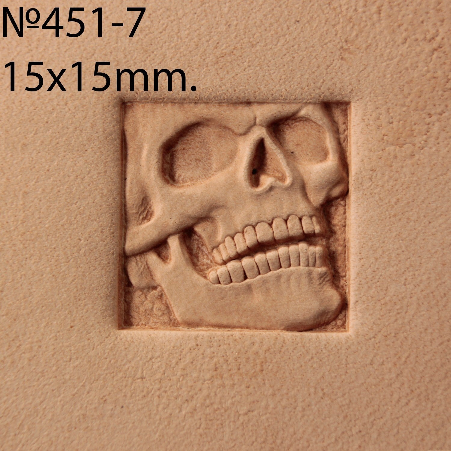 Leather Crafting Stamp Tool - Skull #451-7
