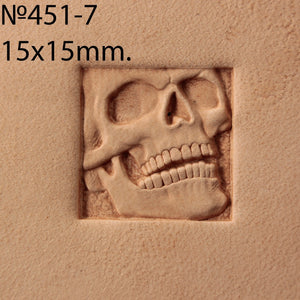 Leather Crafting Stamp Tool - Skull #451-7