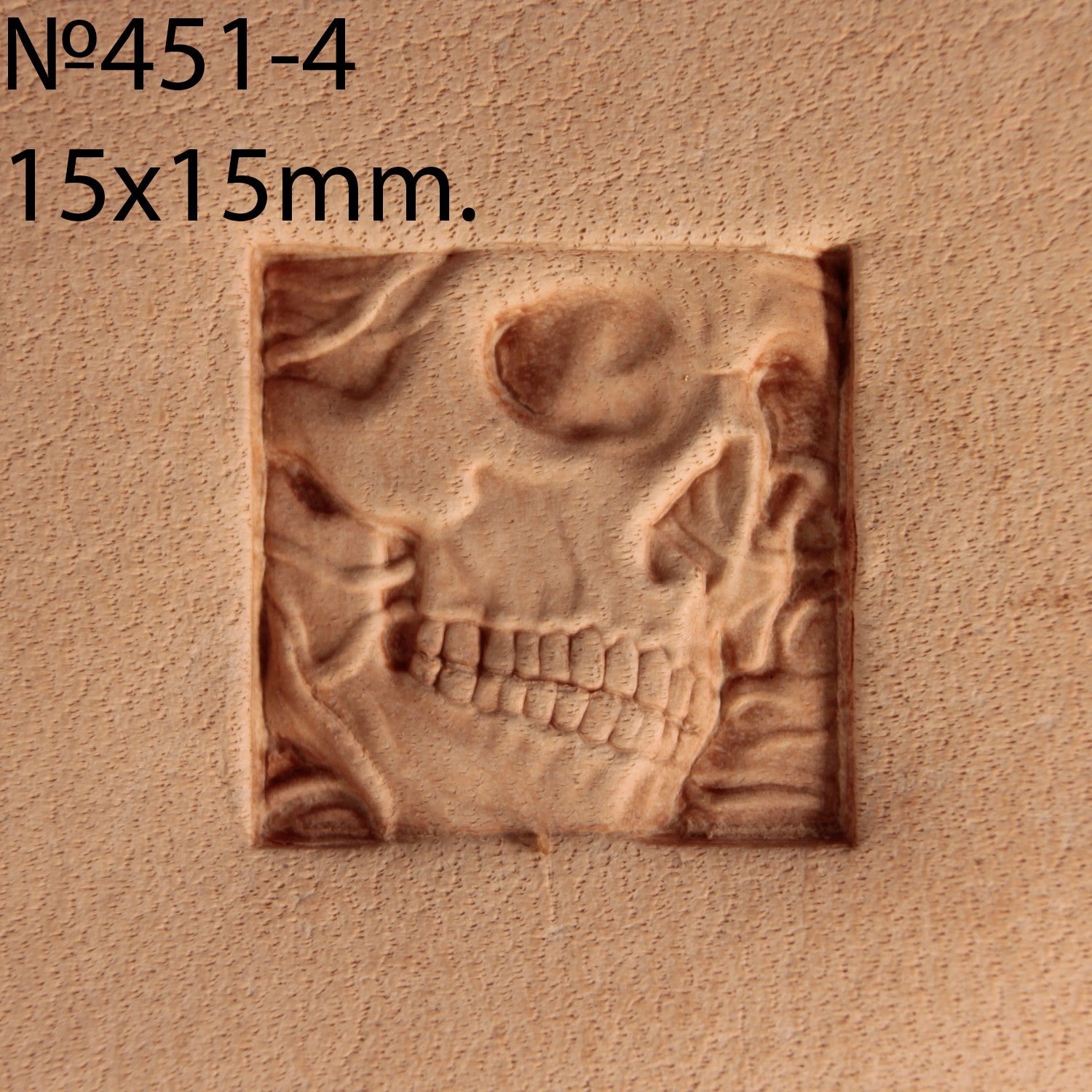 Leather Crafting Stamp Tool - Skull #451-4