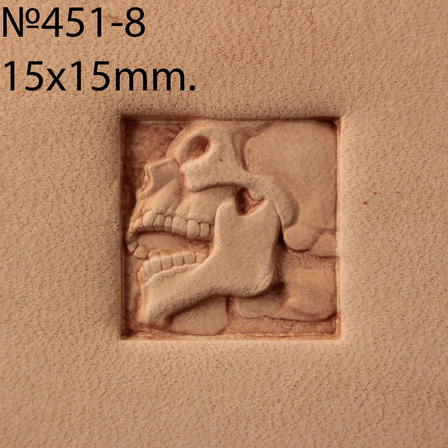 Leather Crafting Stamp Tool - Skull #451-8