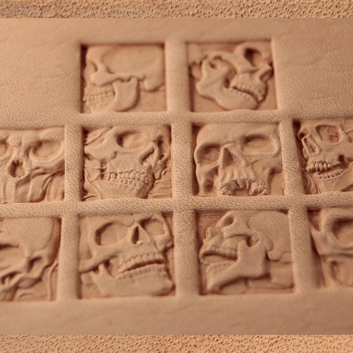 Leather Crafting Stamp Tool - Skull #451-5