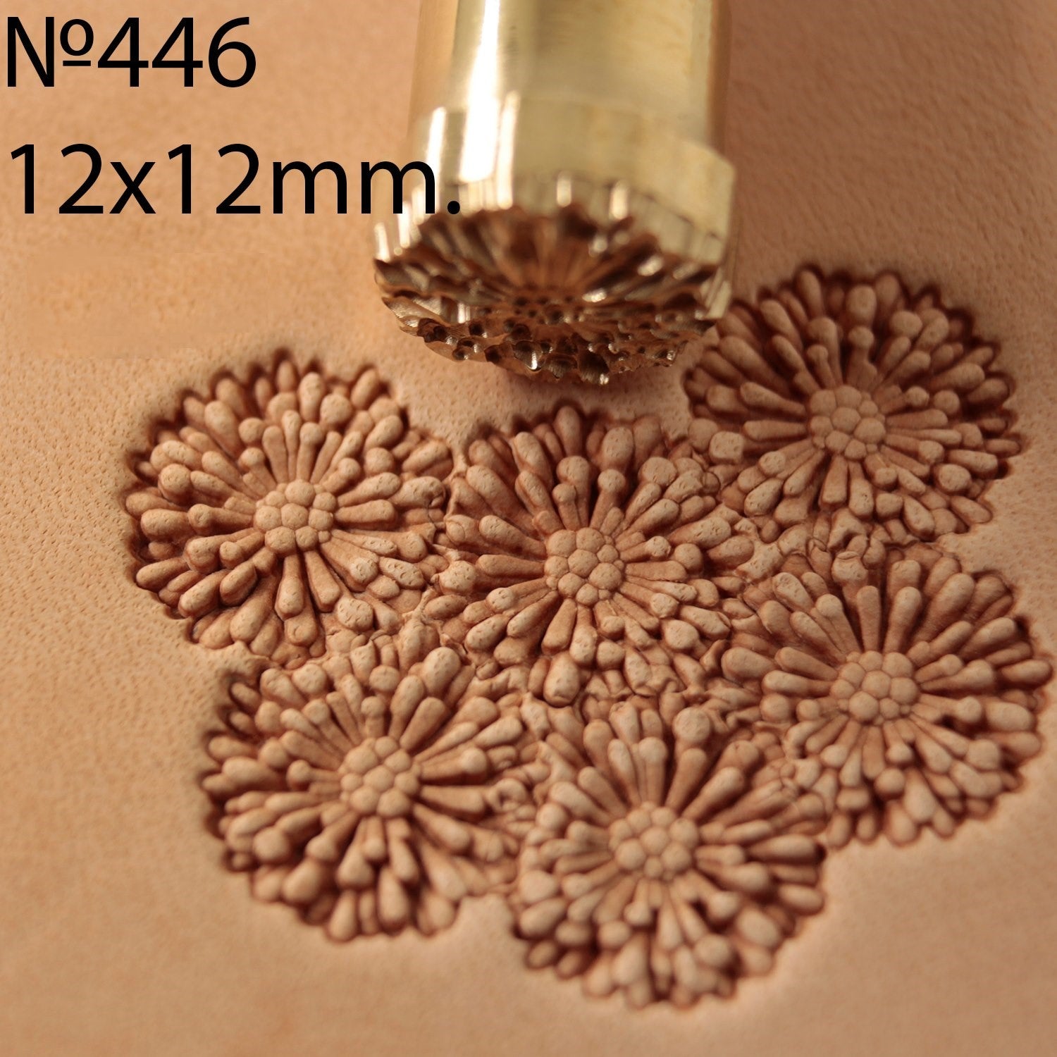 Leather Stamp Tool - Aster Flower #446