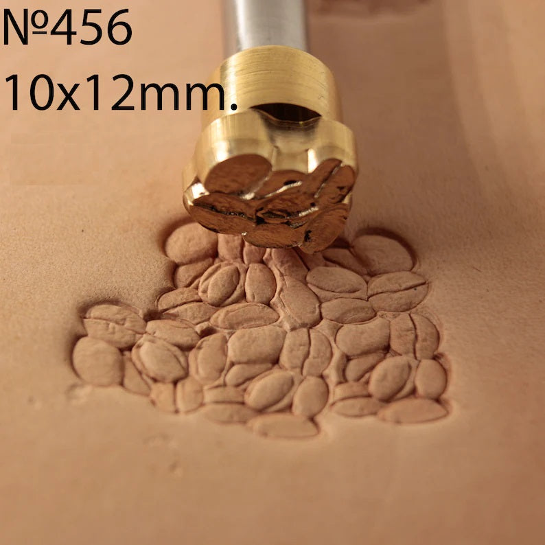Leather Stamp Tool - Coffee Beans #456