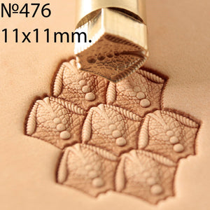 Leather Stamp Tool - Dragon Scale #476