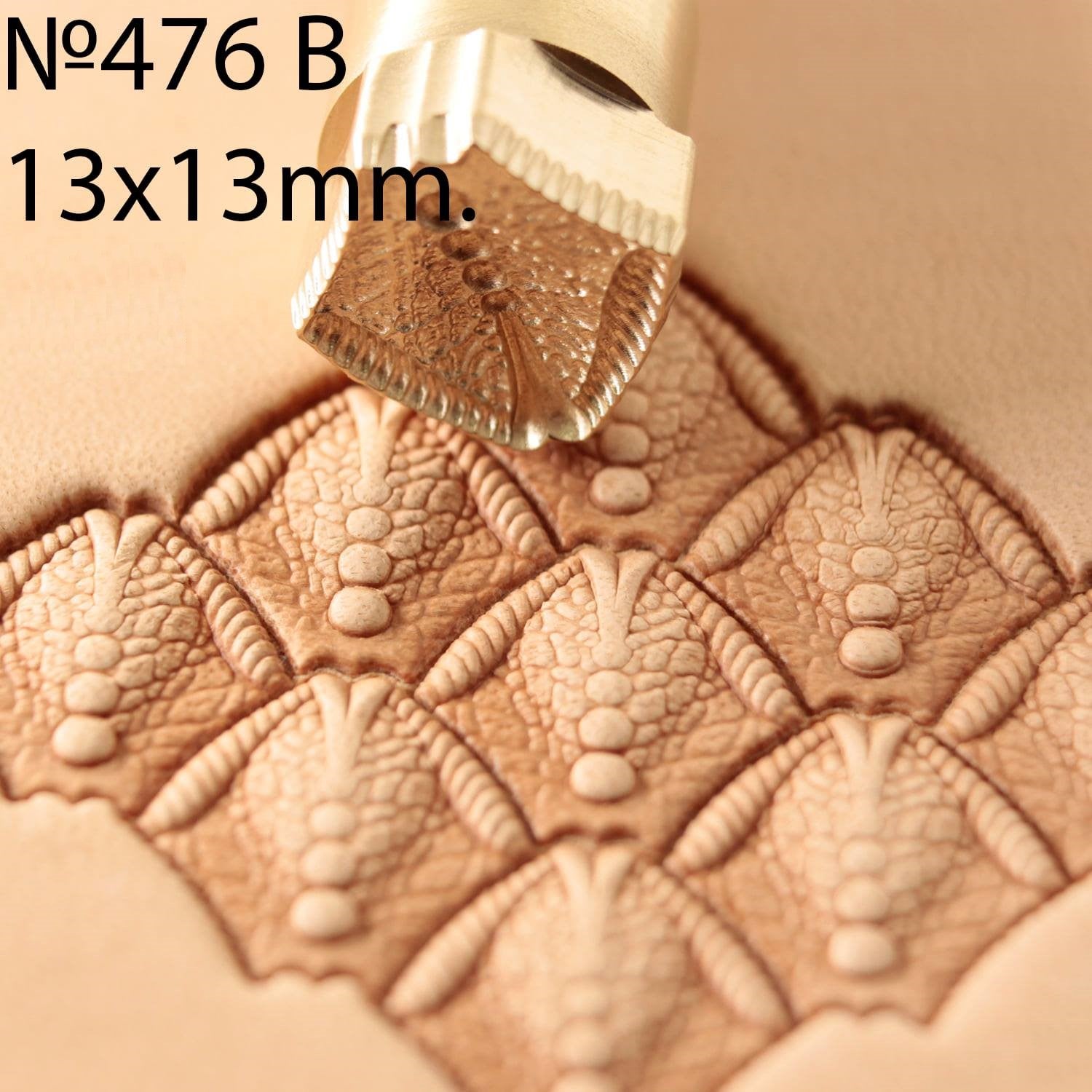 Leather Stamp Tool - Dragon Scale #476B