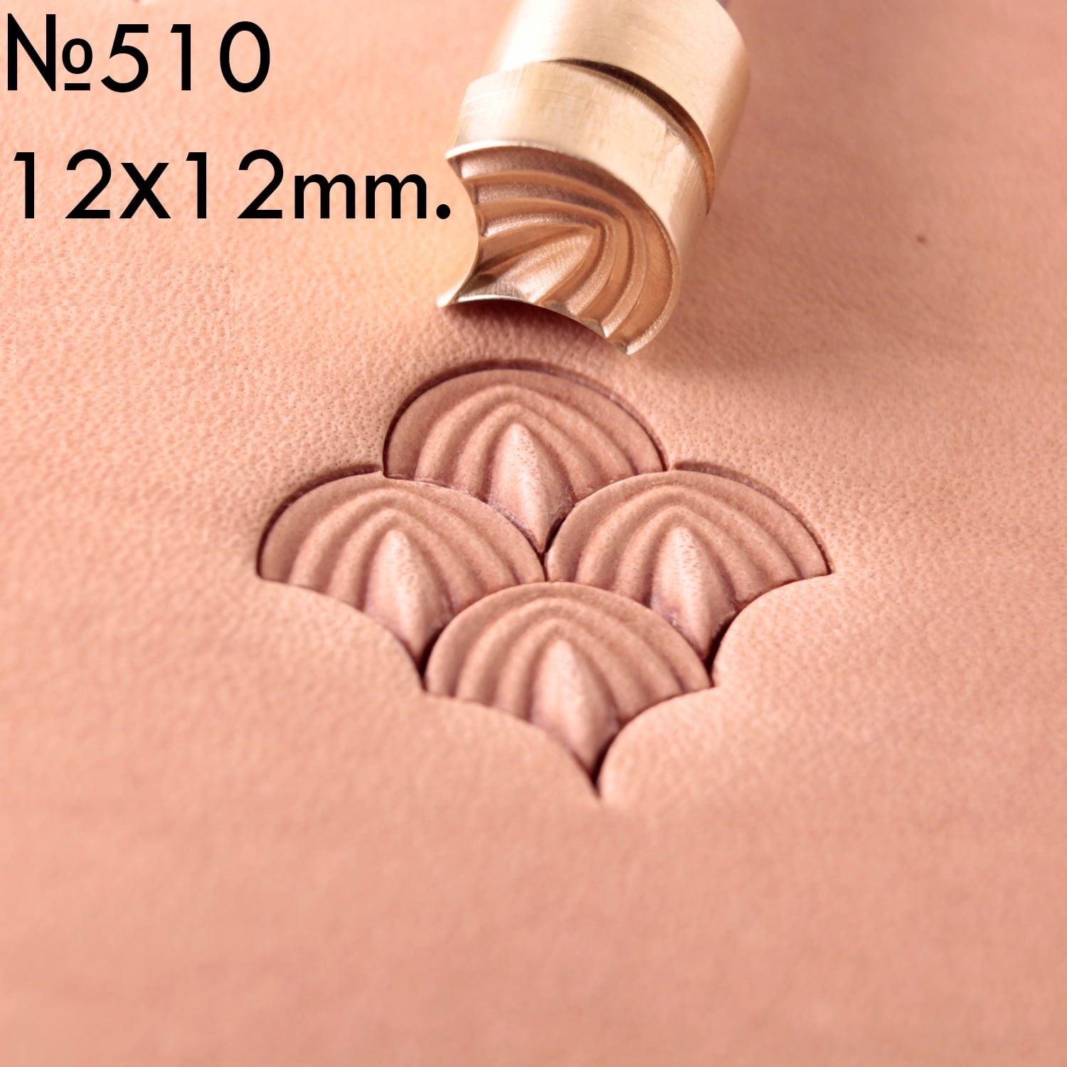 Leather Stamp Tool - Dragon Scale #510