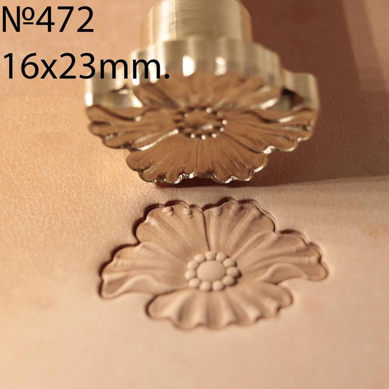 Leather Stamp Tool - Flower #472