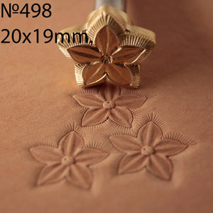 Leather Stamp Tool - Jasmine flower #498