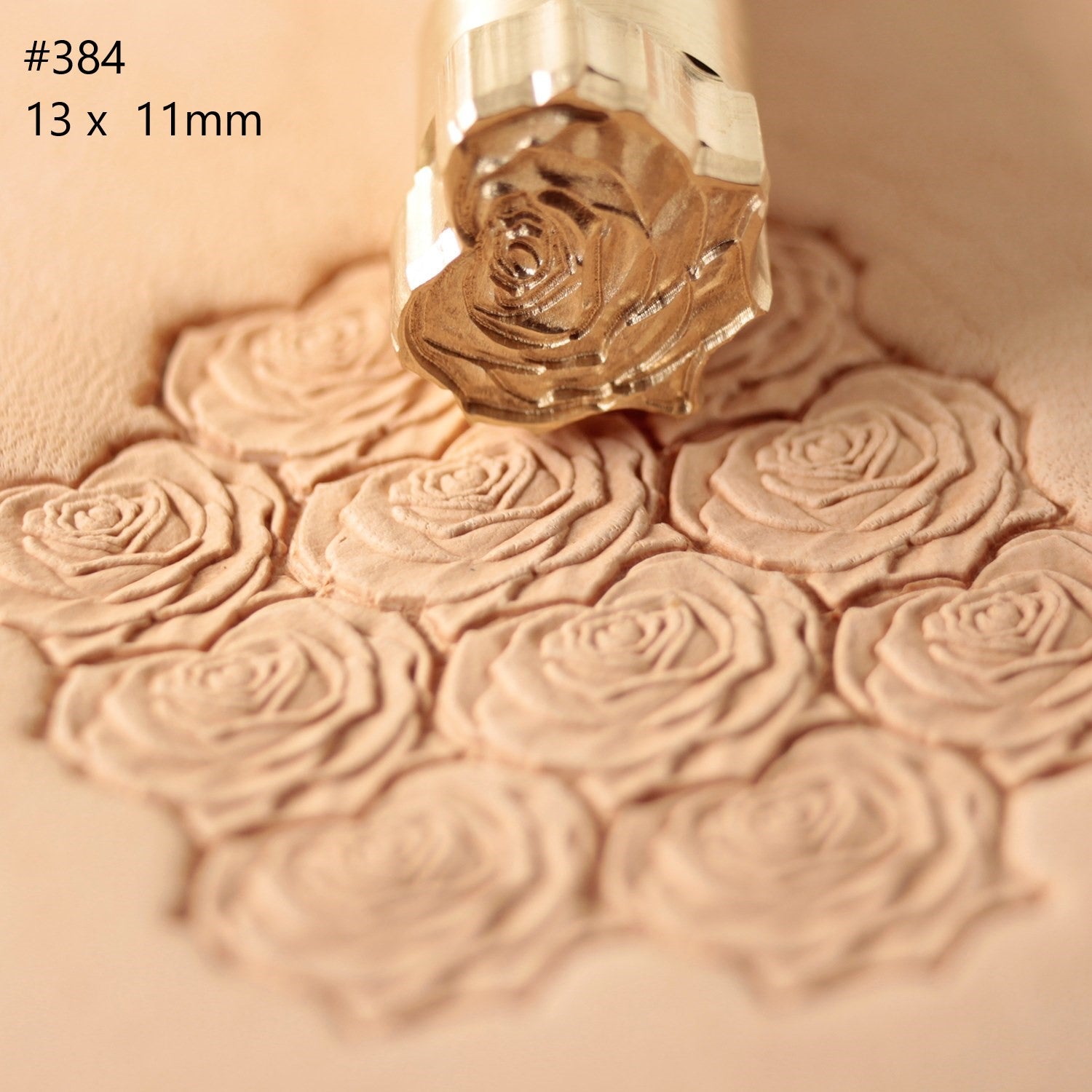 Leather Stamp Tool - Rose #384