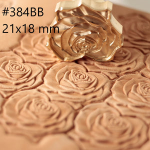 Leather Stamp Tool - Rose #384BB