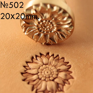 Leather Stamp Tool - Sun Flower #502