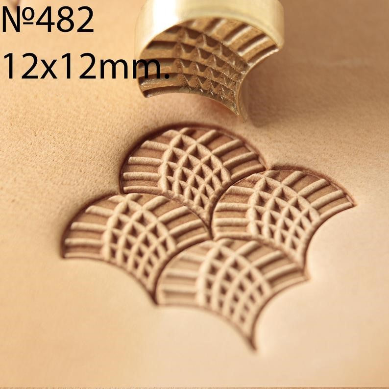 Leather Stamp Tool - Waffle #482