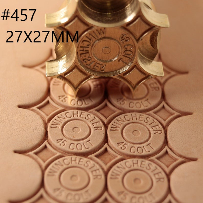 Leather Stamp Tool - Winchester 45 Colt #457