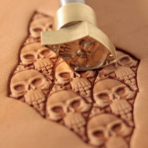 Leather Stamp Tool - Skull Scale #382