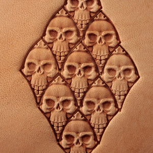 Leather Stamp Tool - Skull Scale #382