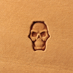 Leather Stamp Tool - Puzzle Skull #375