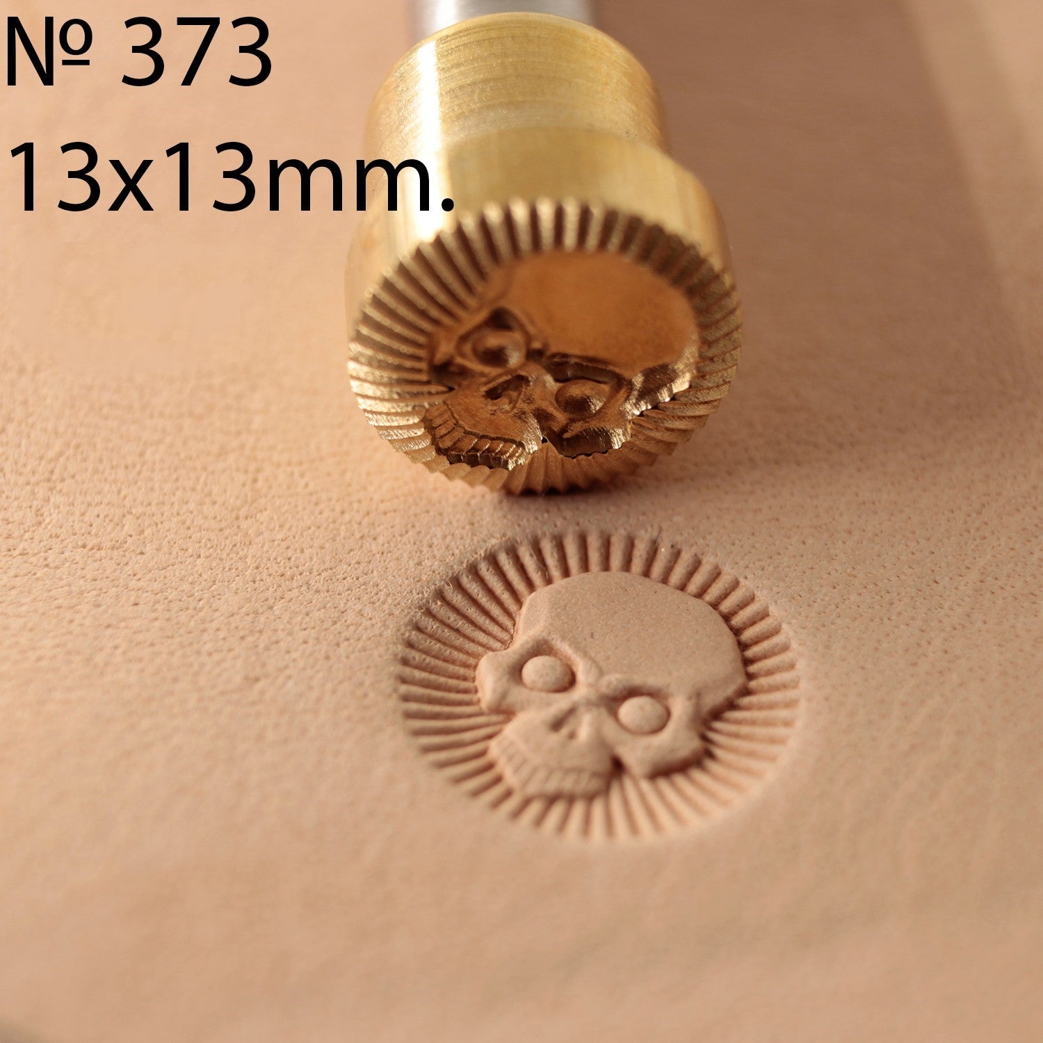Leather Stamp Tools - Skull #373