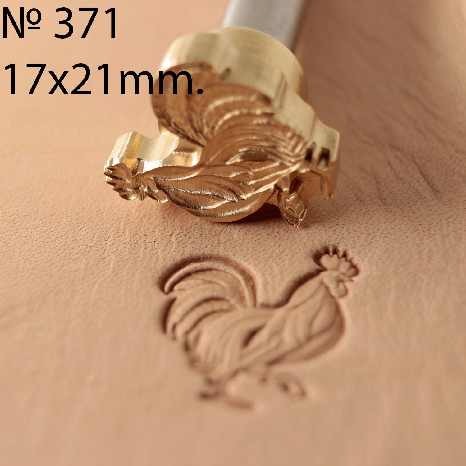 Leather Stamping Tool - The Rooster #371