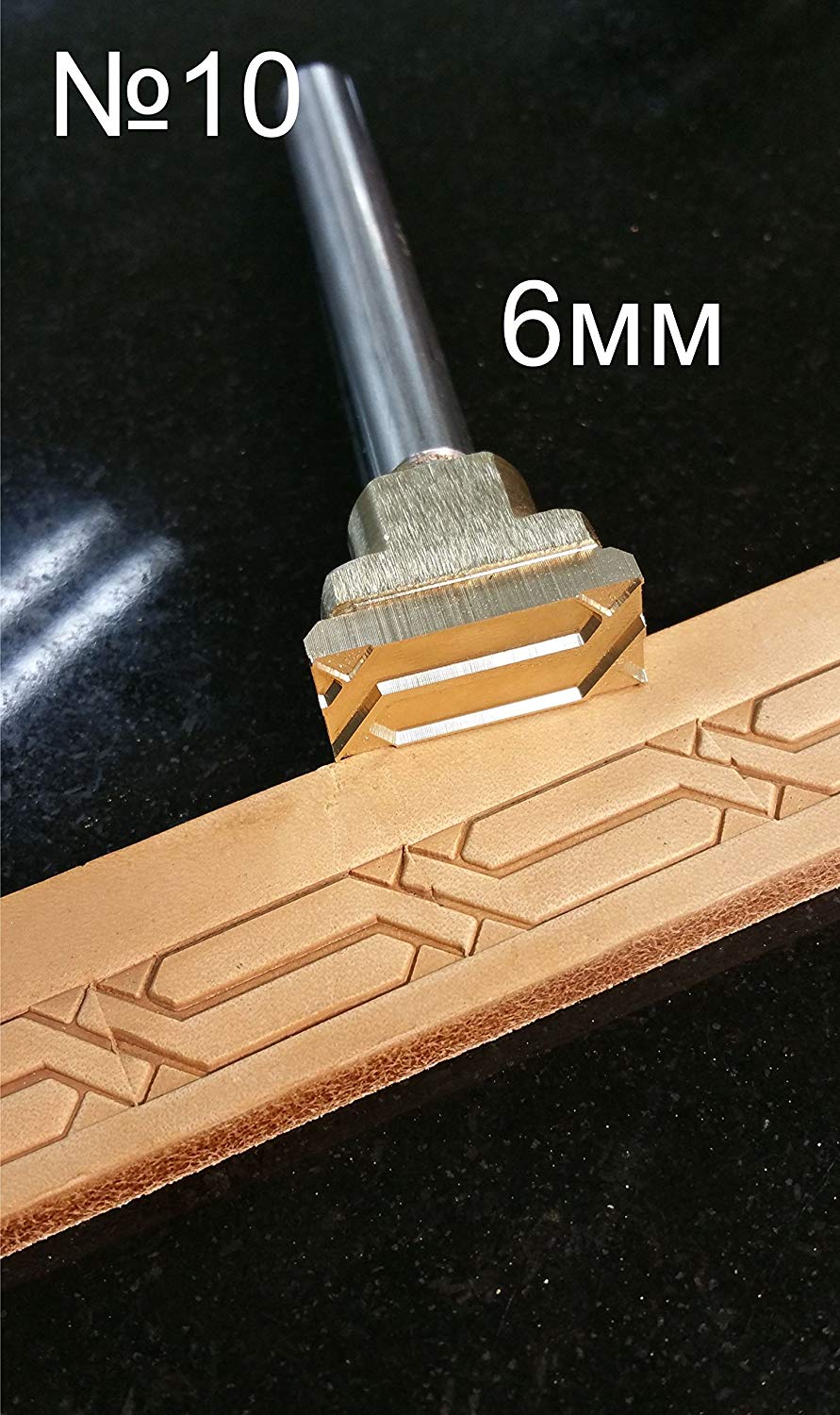 Leather stamp tool  #10 - SpasGoranov