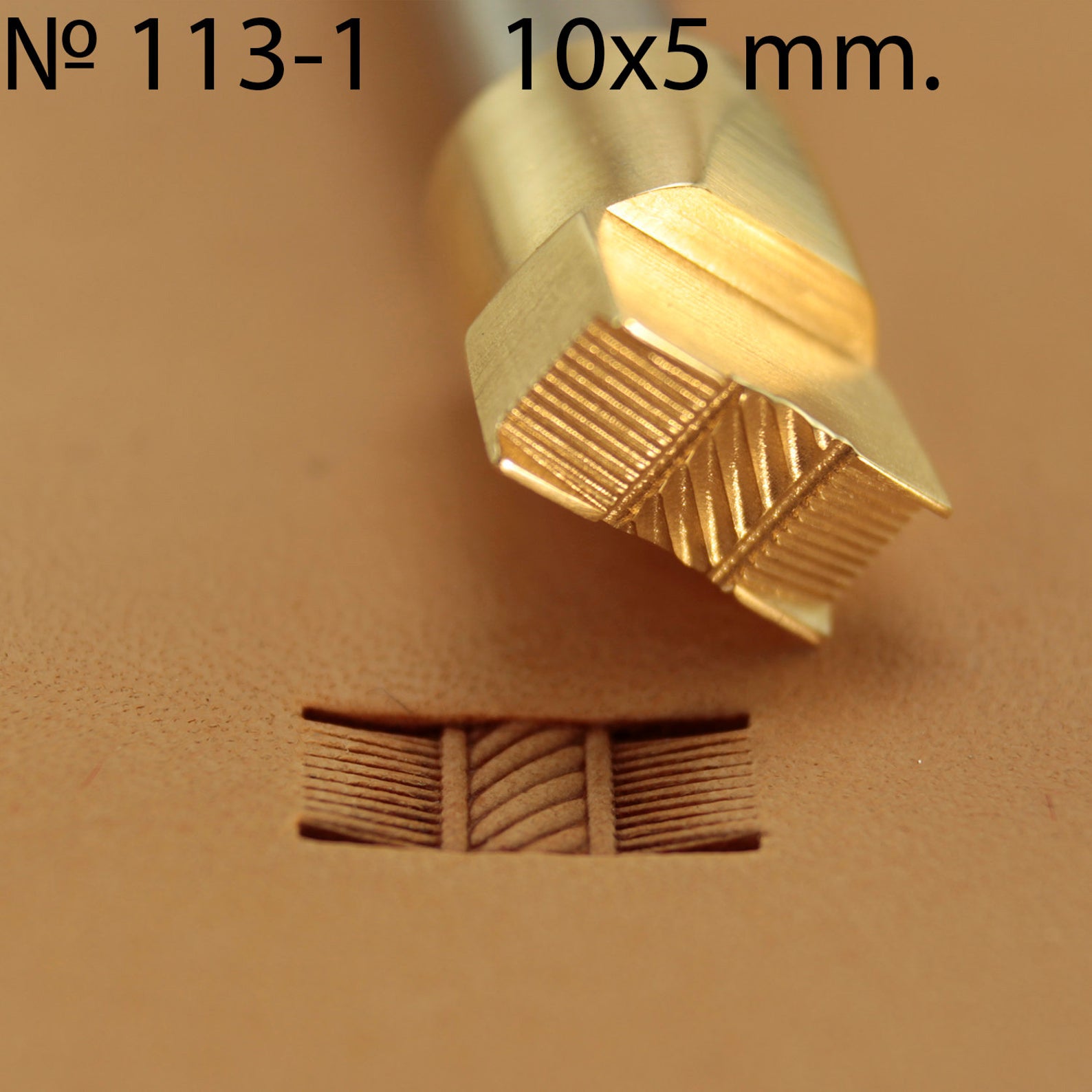 Leather stamp tool #113-1 - SpasGoranov