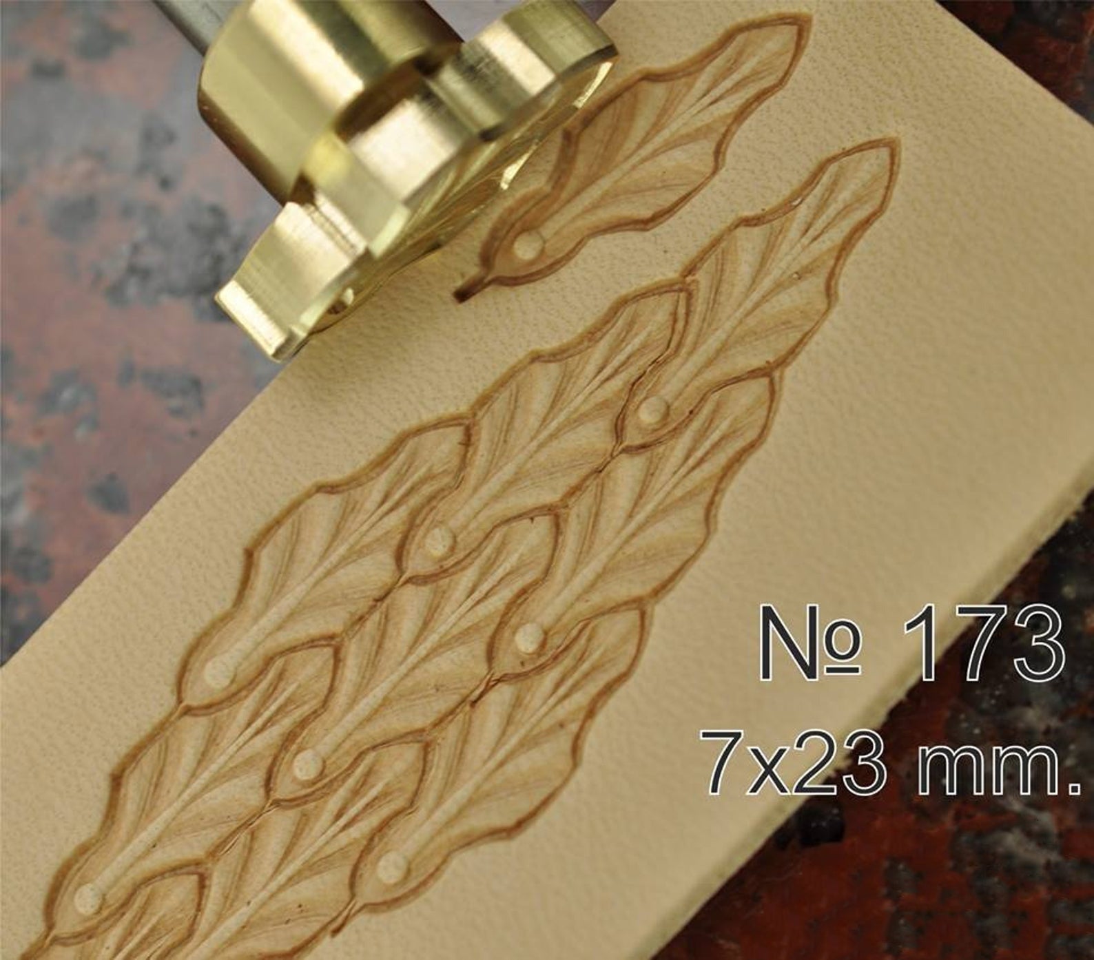 Leather stamp tool #173 - SpasGoranov