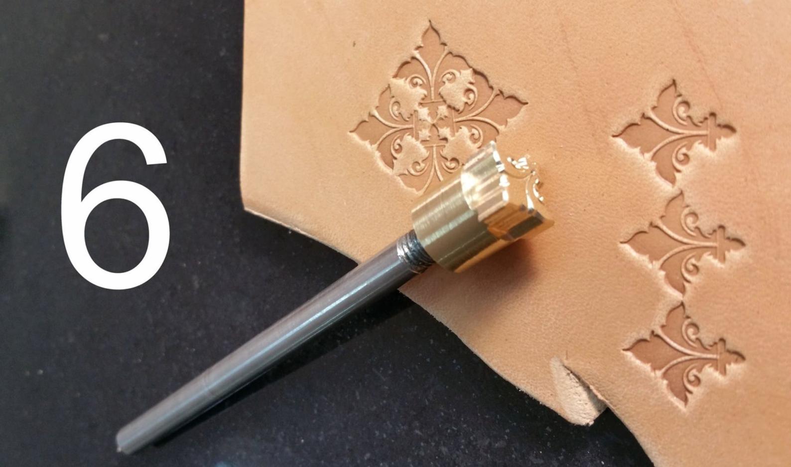Leather stamp tool  #6 - SpasGoranov