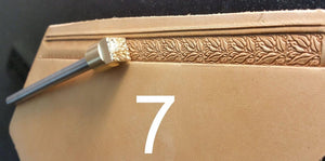 Leather stamp tool  #7 - SpasGoranov