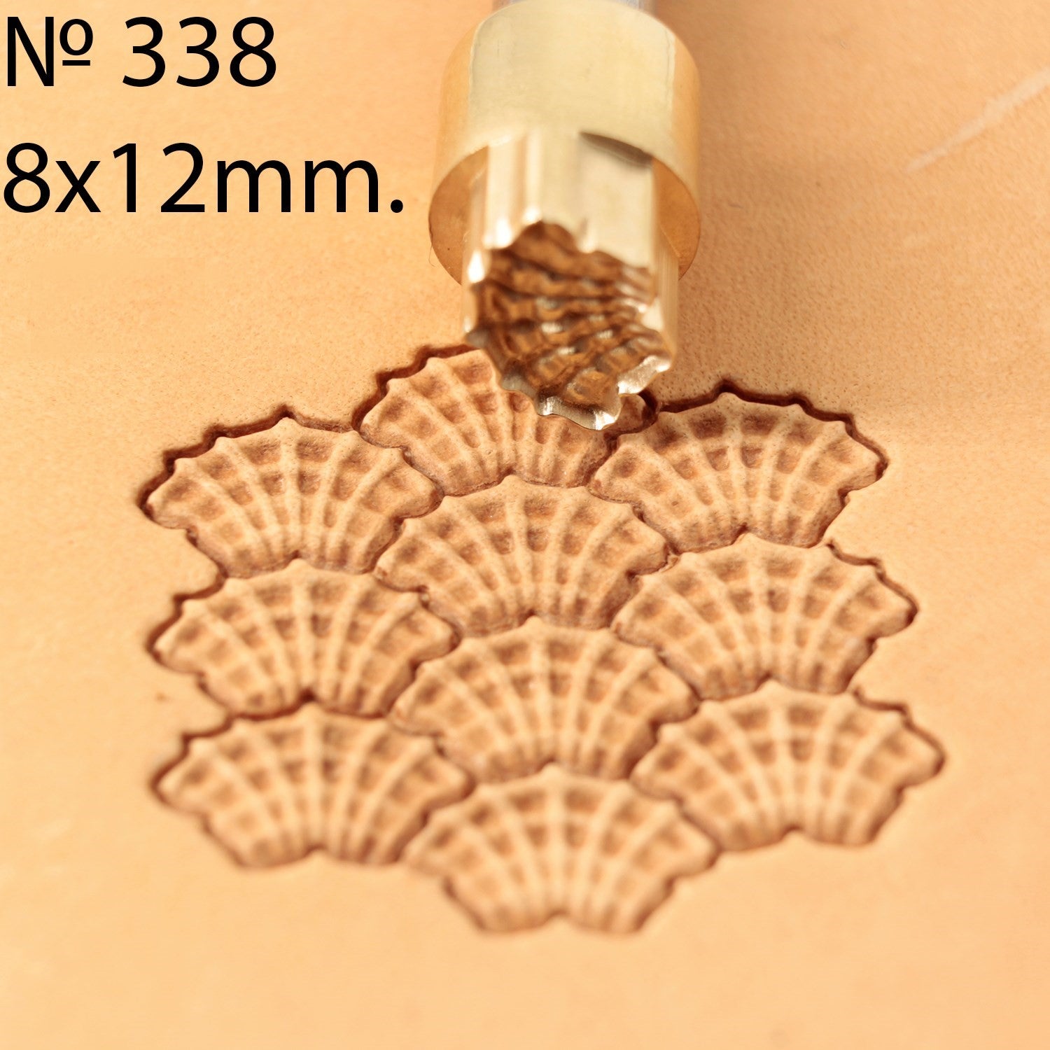 Leather stamp tool tools punches Carp Scale #338