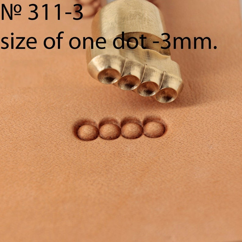 Leather stamp tool tools punches #311-3