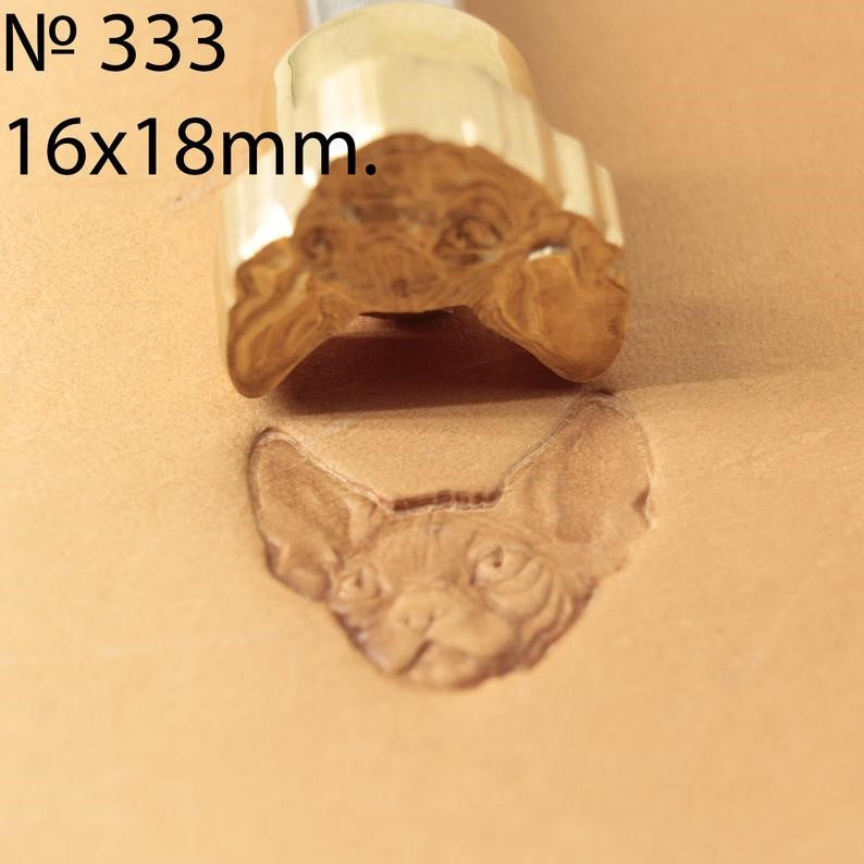 Leather stamp tool tools punches dog #333