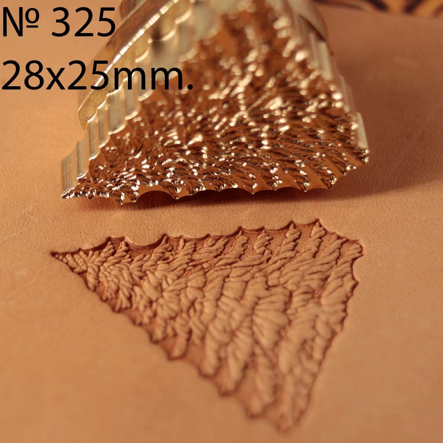 Leather stamp tool tools punches firtree #325