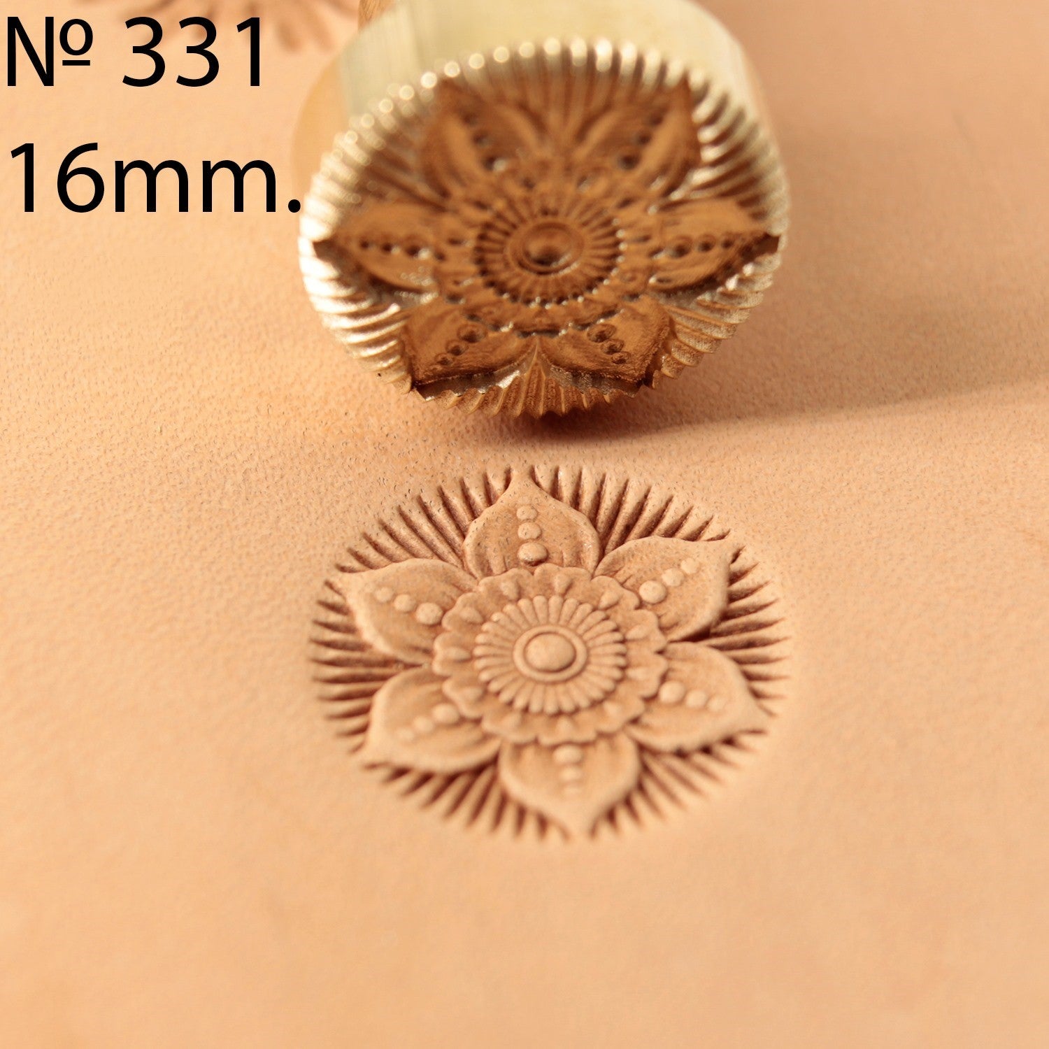 Leather stamp tool tools punches flower #331