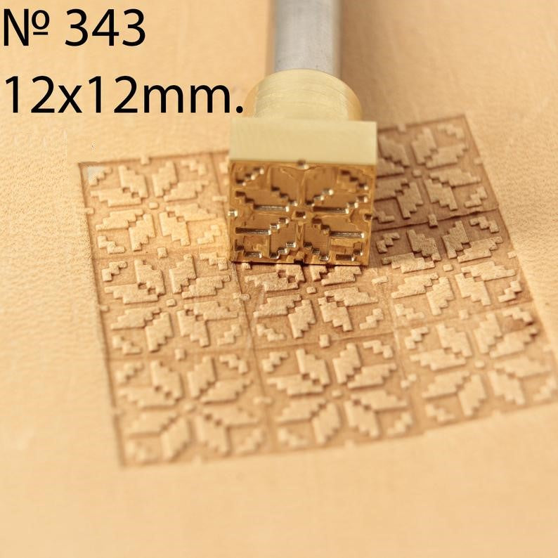Leather stamp tool tools punches flower #343