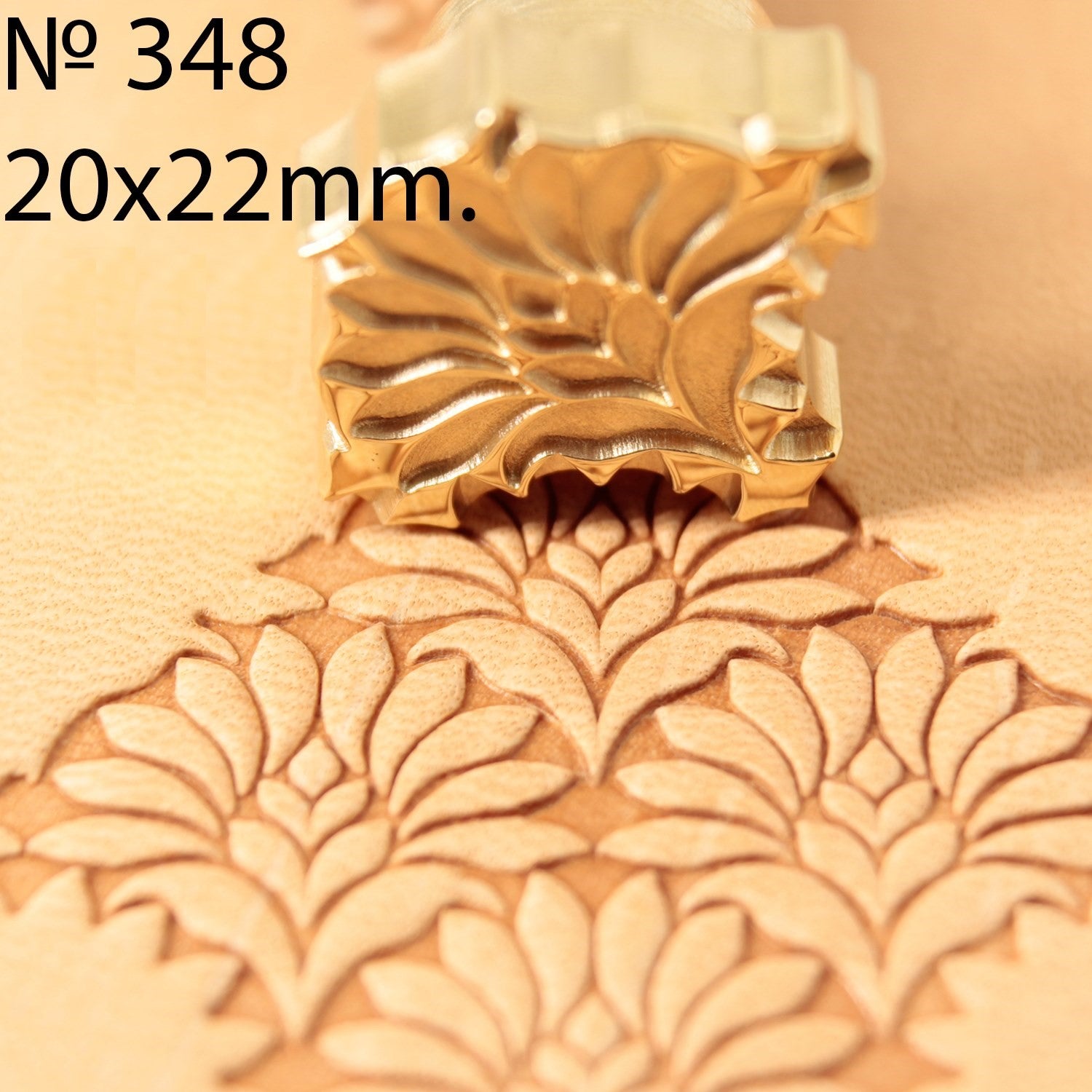 Leather stamp tool tools punches flower #348