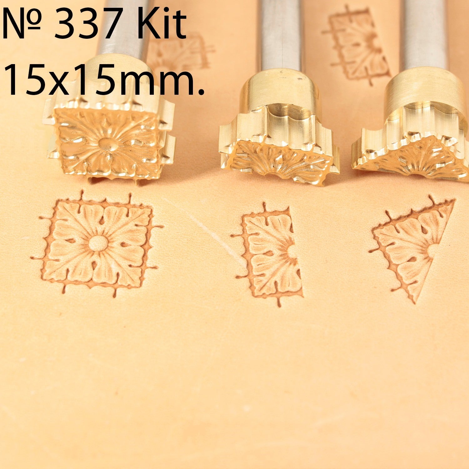 Leather stamp tool tools punches flower #337 kit