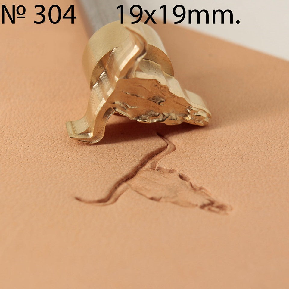 Leather stamp tool tools punches skull #304